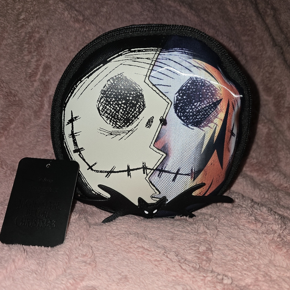 🎃👻 Disney Bioworld Jack Skellington Makeup Bag – NWT! 👻🎃 - Picture 2 of 6